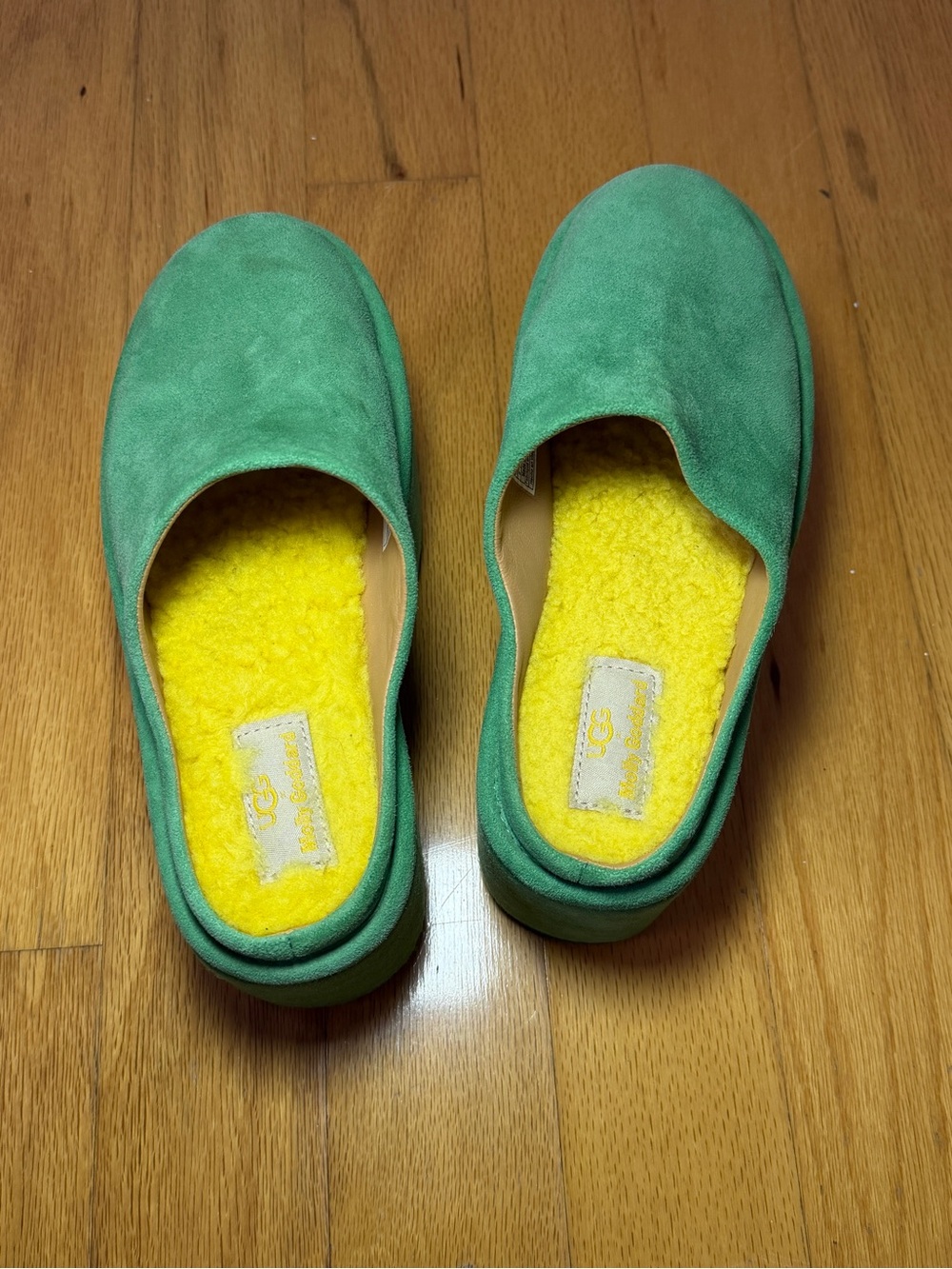 UGG x Molly Goddard mules